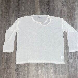 White Long Sleeve Women's Top